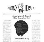 Ebony Herald, Volume II, Number I